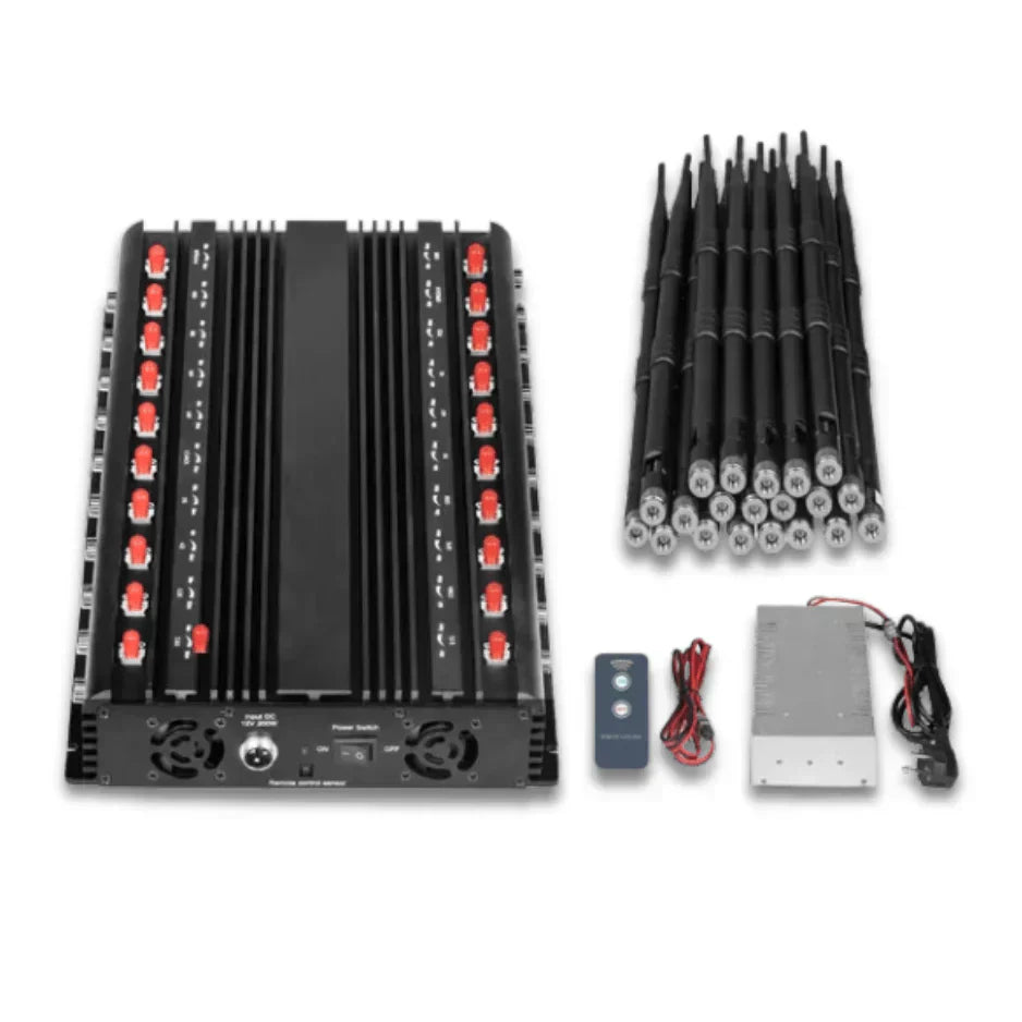 Ultra-Powerful 20-Antenna Jammer + Remote Control